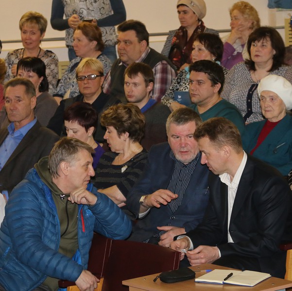 Приезд губернатора Ленинградской Области Александра Дрозденко в Подпорожский район 14 марта 2018 года. 